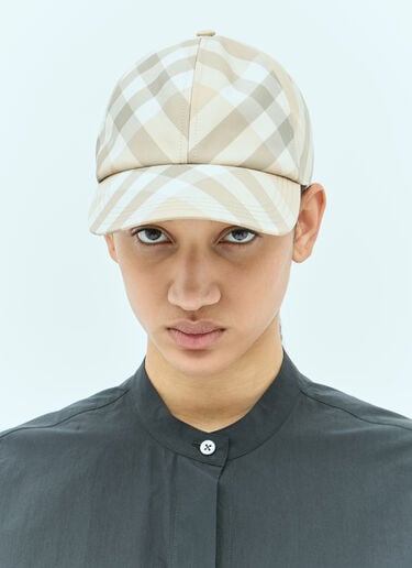 チェックベースボールキャップ Burberry チェックベースボールキャップ ベージュ bur0355007