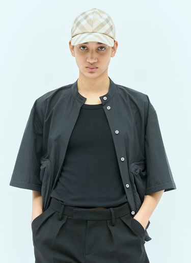 チェックベースボールキャップ Burberry チェックベースボールキャップ ベージュ bur0355007