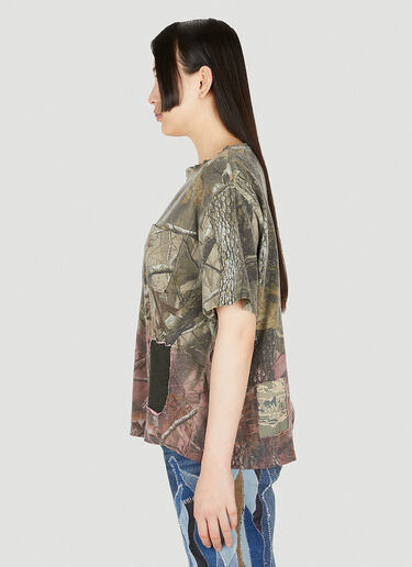 Patchwork Military T-Shirt DRx FARMAxY FOR LN-CC Patchwork Military T-Shirt Grey drx0348005