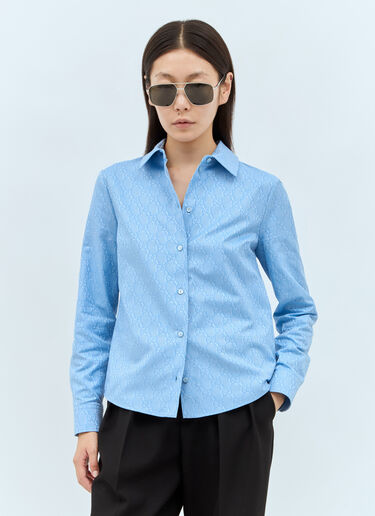 Gucci 飞行员太阳镜 银色 gus0357001