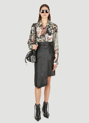 Honey Fucking Dijon x Tom of Finland Graphic Print Shirt White hdj0350022