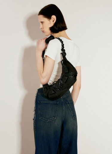 Small Object M02 Half Moon Shoulder Bag Innerraum Small Object M02 Half Moon Shoulder Bag Black inn0356003