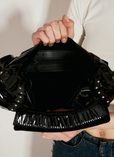 Small Object M02 Half Moon Shoulder Bag Innerraum Small Object M02 Half Moon Shoulder Bag Black inn0356003