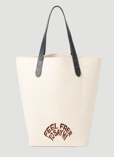 JW Anderson Feel Free 托特包 米色 jwa0354011