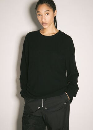 Moncler x Rick Owens ジャンボクルーネックセーター ブラック mcs0358017