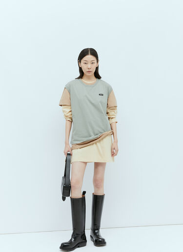 Miu Miu 저지 티셔츠 3개 세트 멀티컬러 miu0355003