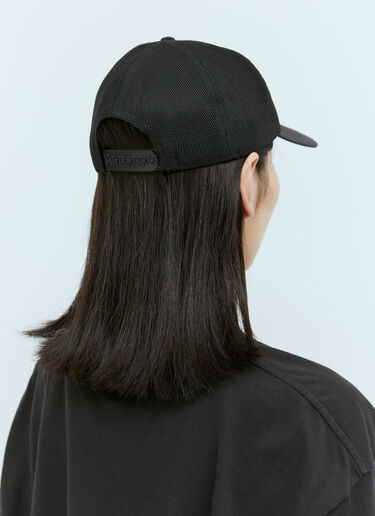 徽标贴饰棒球帽 Moncler x Palm Angels 徽标贴饰棒球帽 黑色 mpa0355007