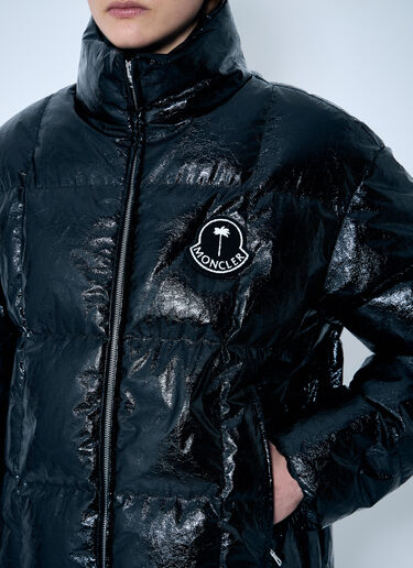 8 Moncler Palm Angels シムーム ショートダウンジャケット ブラック mpa0359003