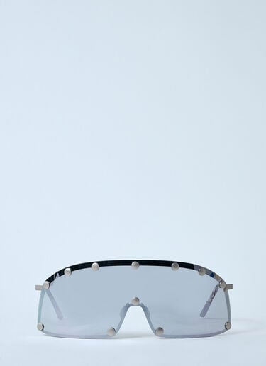 Rick Owens Performa 盾形太阳镜 银色 ric0359001