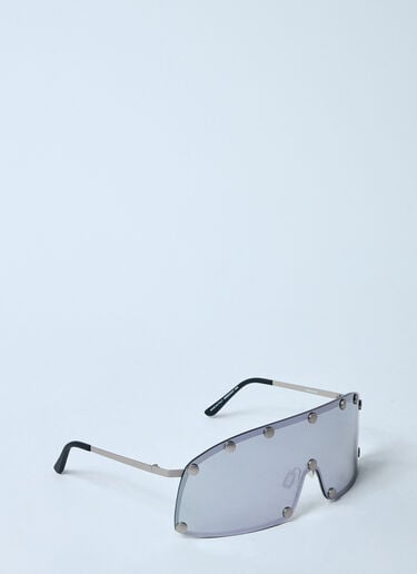 Rick Owens Performa 盾形太阳镜 银色 ric0359001