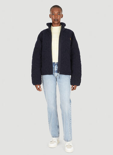퀼트 플리스 지퍼 재킷 Sky High Farm Workwear 퀼트 플리스 지퍼 재킷 네이비 skh0350008