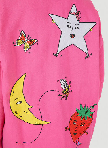 Workwear Canvas Chore Jacket Sky High Farm Workwear Workwear Canvas Chore Jacket Pink skh0350014