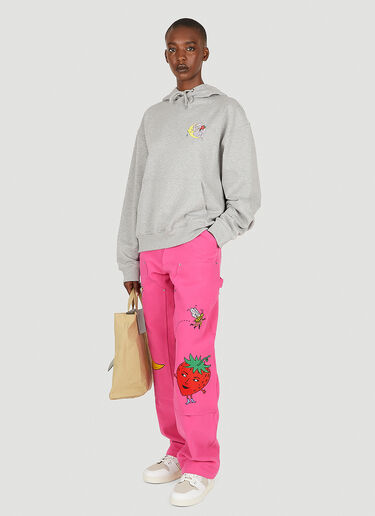 Sky High Farm Workwear Perennial Will Sheldon 印花连帽运动衫 灰 skh0350017