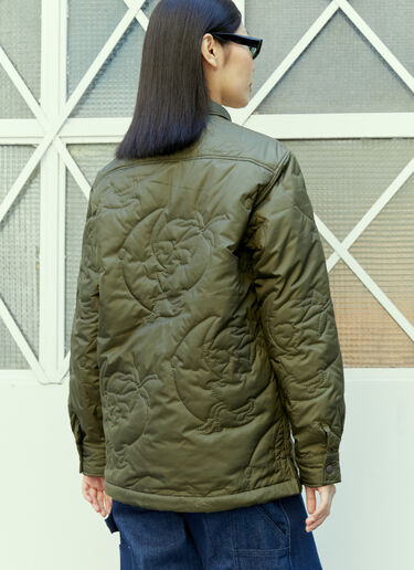 绗缝衬衫外套 Sky High Farm Workwear 绗缝衬衫外套 绿色 skh0354004