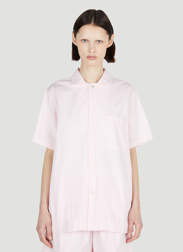 Tekla Short Sleeve Shirt Pink tek0352004