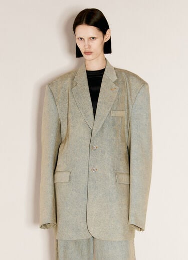 牛仔精裁西装外套 VETEMENTS 牛仔精裁西装外套 蓝色 vet0356001