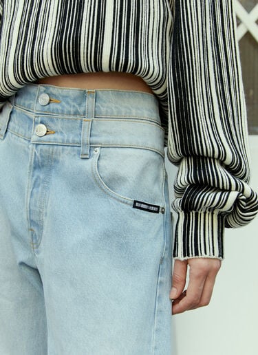 Double Waist Denim Jeans VTMNTS Double Waist Denim Jeans Blue vtm0354003