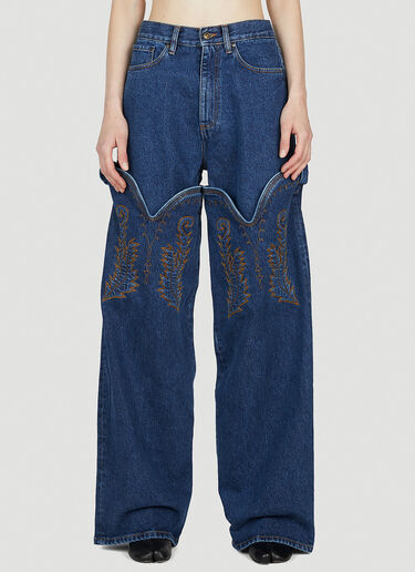 Cowboy Cuff Jeans Y/Project Cowboy Cuff Jeans Blue ypr0352006