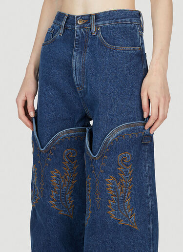 Y/Project Cowboy Cuff Jeans Blue ypr0352006
