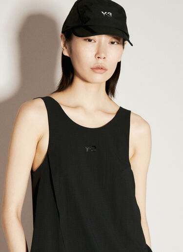 Y-3 Logo Print Beach Baseball Cap Black yyy0356035