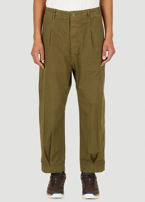Applied Art Forms DM1-1 Japanese Cargo Pants Green aaf0148005