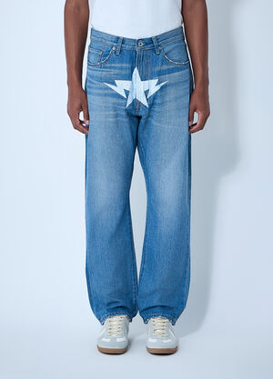 A BATHING APE® Twin Sta Jeans Blue aba0159004