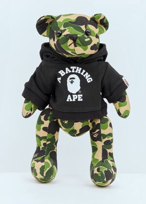 A BATHING APE® 카모 베어 푸시 인형 그린 aba0357001