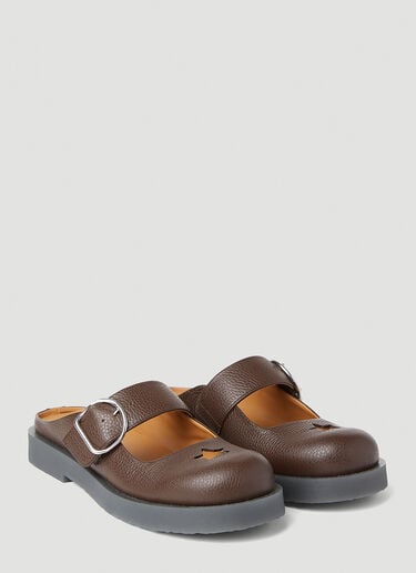 버클 뮬 Acne Studios 버클 뮬 브라운 acn0151033