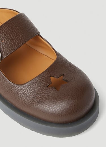 버클 뮬 Acne Studios 버클 뮬 브라운 acn0151033