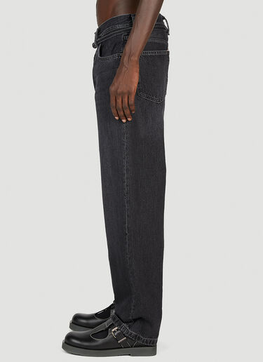 1991 ワイドレッグジーンズ Acne Studios 1991 ワイドレッグジーンズ ブラック acn0153014