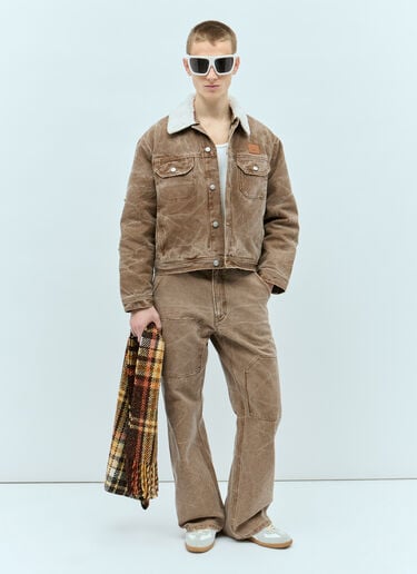 Patch Canvas Pants Acne Studios Patch Canvas Pants Brown acn0155010