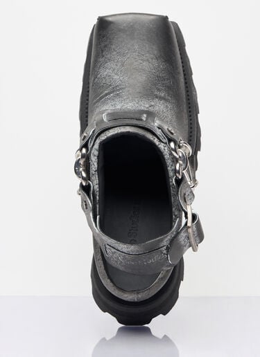 Acne Studios Leather Buckle Mules Black acn0158015
