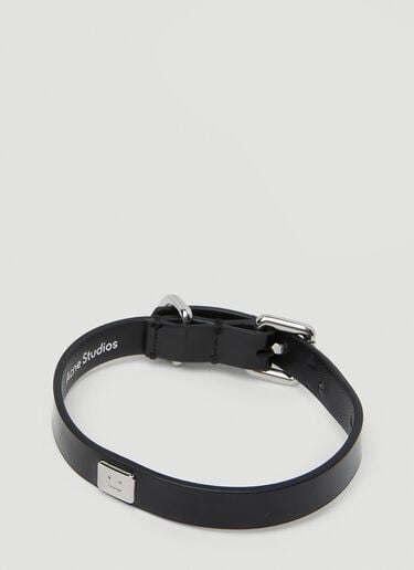 Face Logo Pet Leash Acne Studios Face Logo Pet Leash Black acn0251026