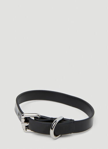Face Logo Pet Leash Acne Studios Face Logo Pet Leash Black acn0251026
