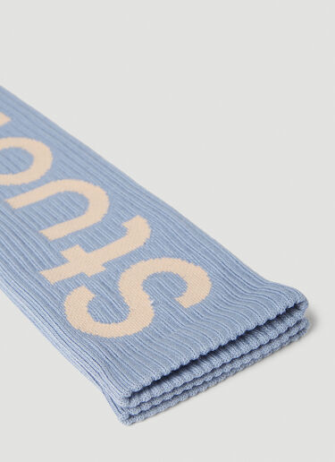 Logo Socks Acne Studios Logo Socks Blue acn0252071