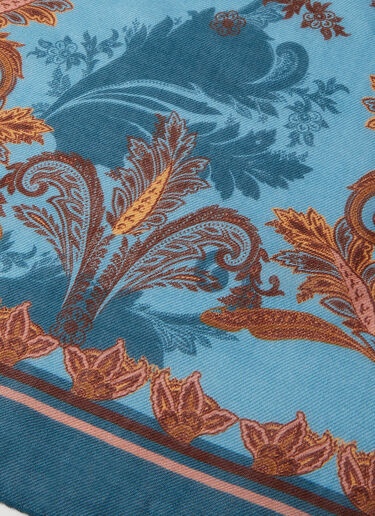 Acne Studios Paisley Scarf Blue acn0252076