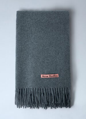 Acne Studios ウールスカーフ  グレー acn0359007