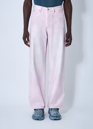 Acne Studios 1981 Coated Jeans Pink acn0361001