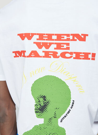 Ahluwalia WWM T-Shirt White ahl0144008