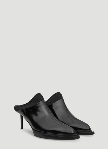 Leather Heeled Mules 1017 ALYX 9SM Leather Heeled Mules Black aly0245027