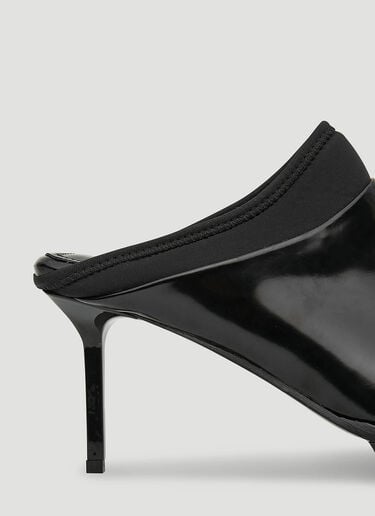 Leather Heeled Mules 1017 ALYX 9SM Leather Heeled Mules Black aly0245027