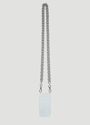 1017 ALYX 9SM Chunky Chain Strap iPhone 12 Case Grey aly0245031