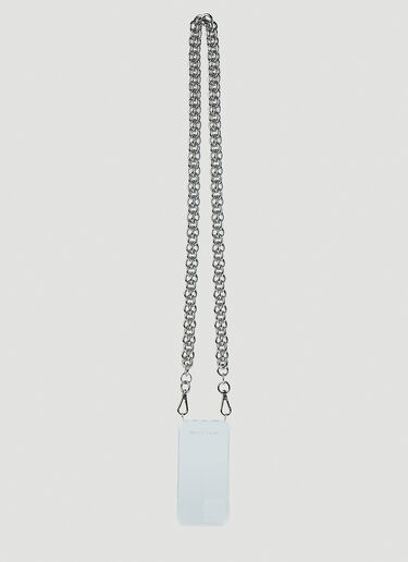 Chunky Chain Strap iPhone 12 Case 1017 ALYX 9SM Chunky Chain Strap iPhone 12 Case Grey aly0245031