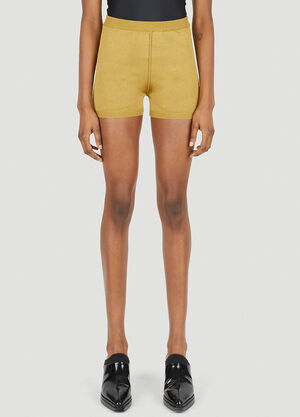 1017 ALYX 9SM Butterfly Knit Shorts Gold aly0247019