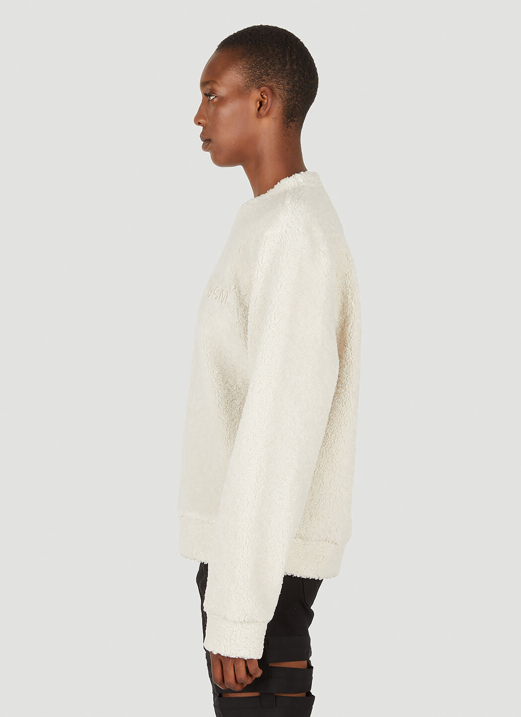 1017 ALYX 9SM Logo Embroidery Teddy Sweatshirt| LN-CC