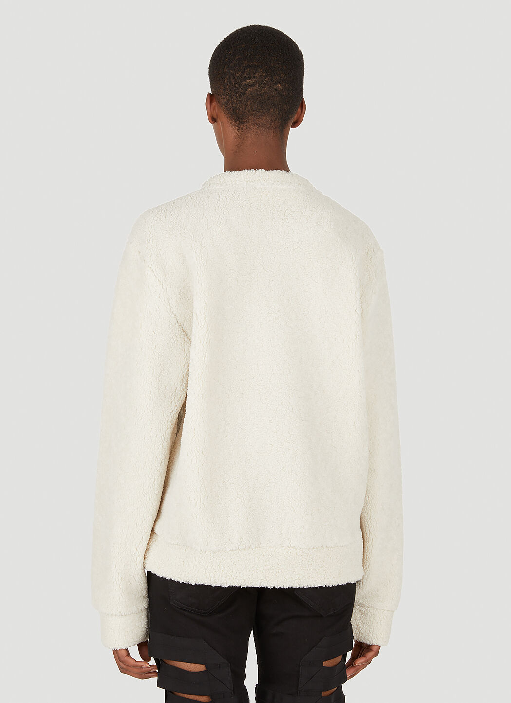 冬ギフト  1017 ALYX 9SM Logo Embroidery Teddy Sweatshirt| LN-CC トップス