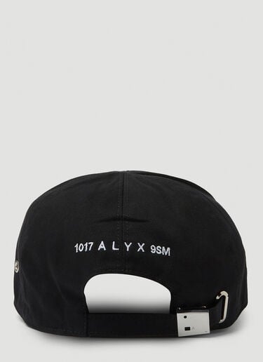 로고 자수 베이스볼 캡 1017 ALYX 9SM 로고 자수 베이스볼 캡 블랙 aly0349009