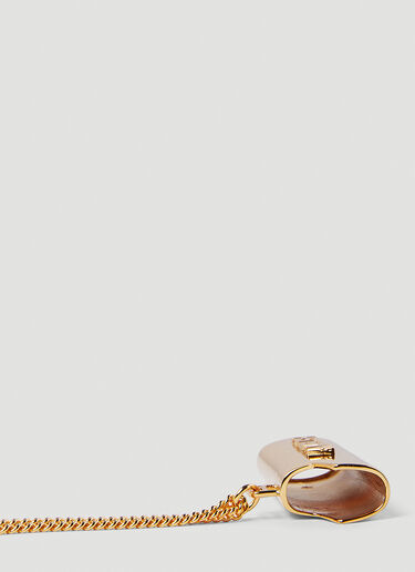Logo Lighter Case Necklace Ambush Logo Lighter Case Necklace Gold amb0149026