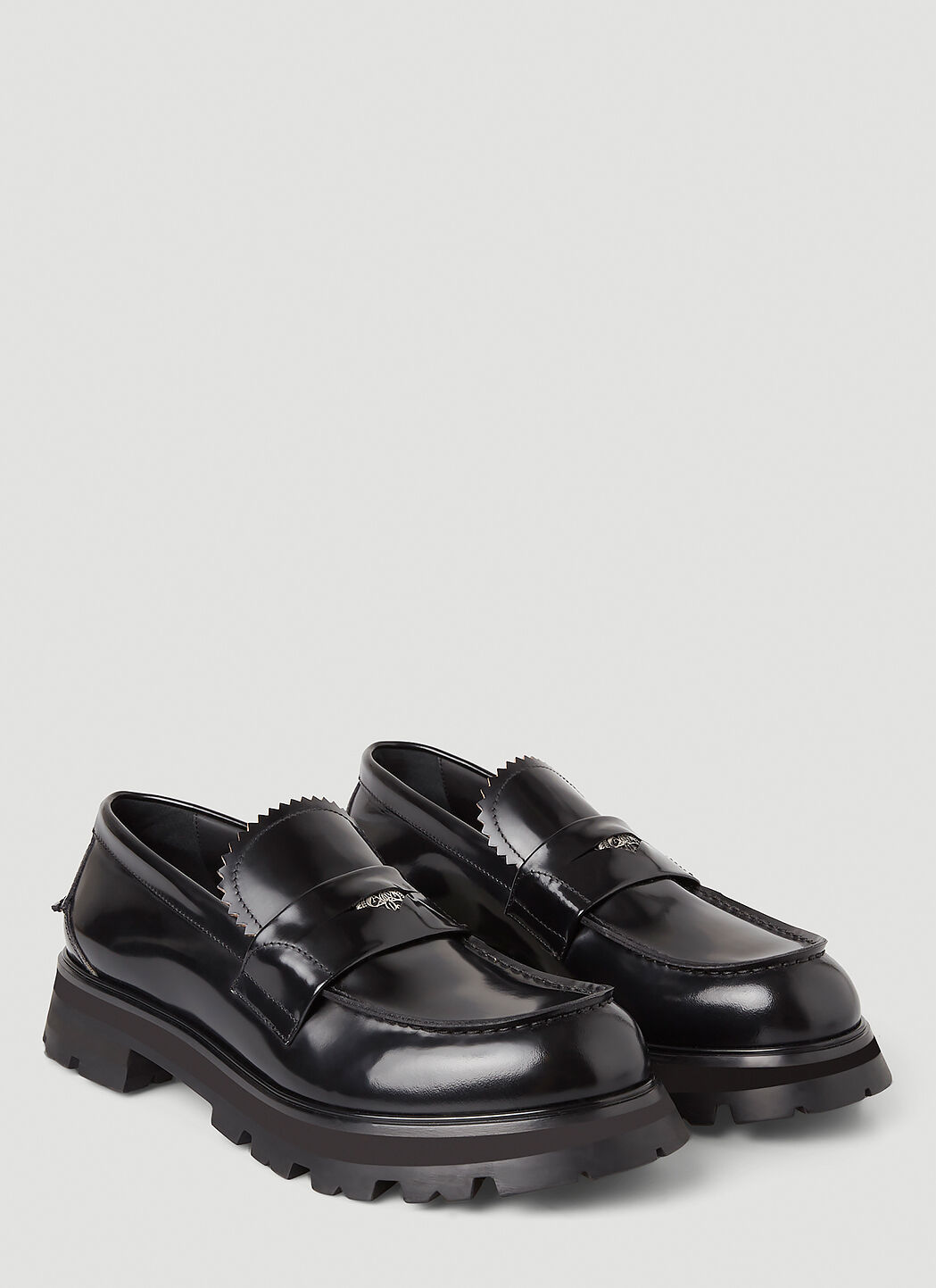 Alexander McQueen Chunky-Sole Loafers in Black | LN-CC