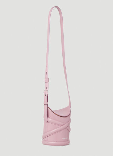 Alexander McQueen Curve 单肩包 粉色 amq0251007